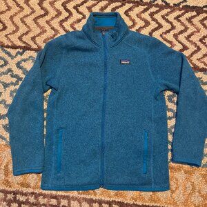 Patagonia Better Sweater Full Zip Boy's Size L (12), Blue